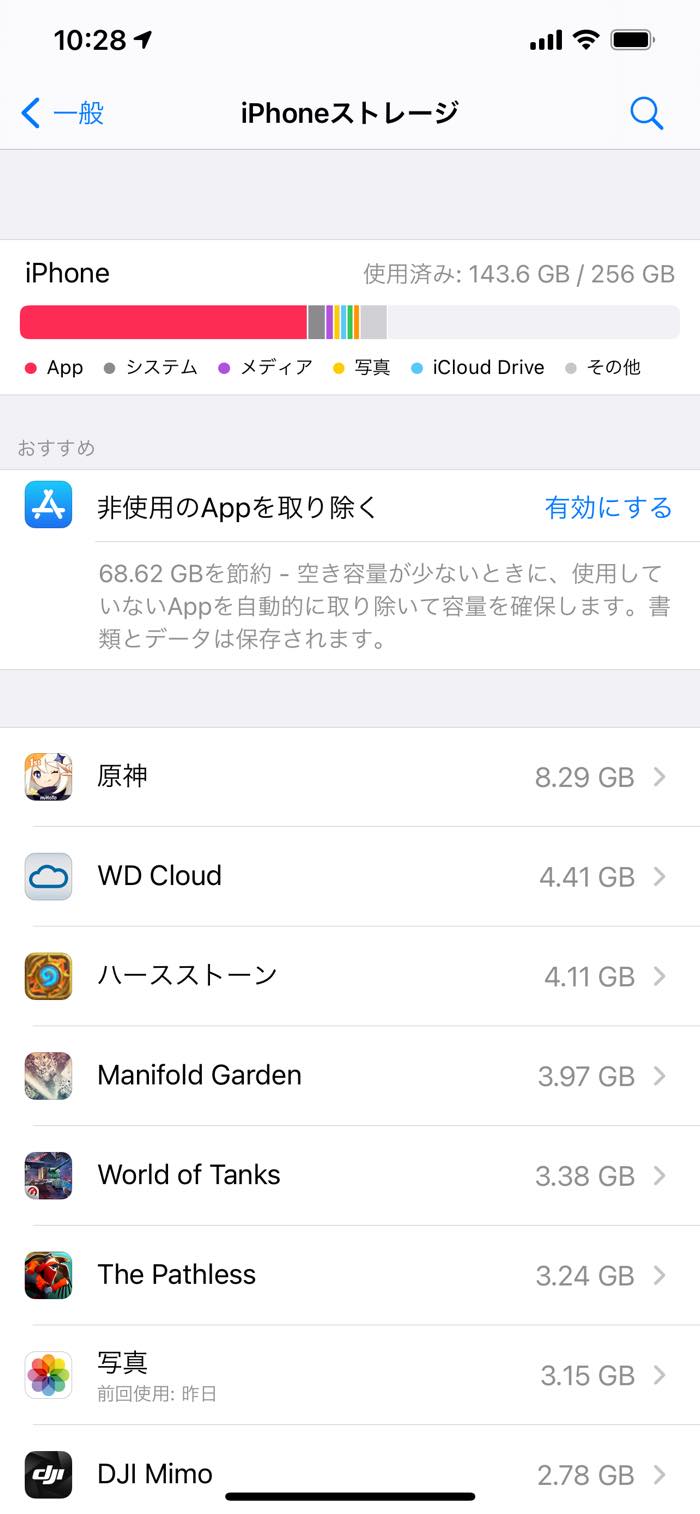 Iphoneストレージ容量の選び方 おすすめ容量は何gbモデル 21年最新版 アプリオ