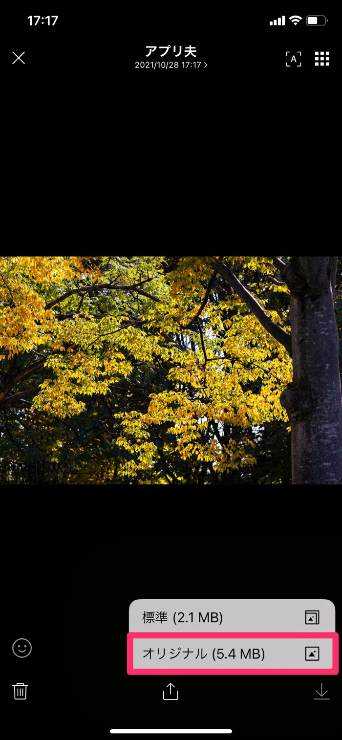 Lineで写真を高画質のまま送る2つの方法 オリジナルサイズで保存可能 アプリオ