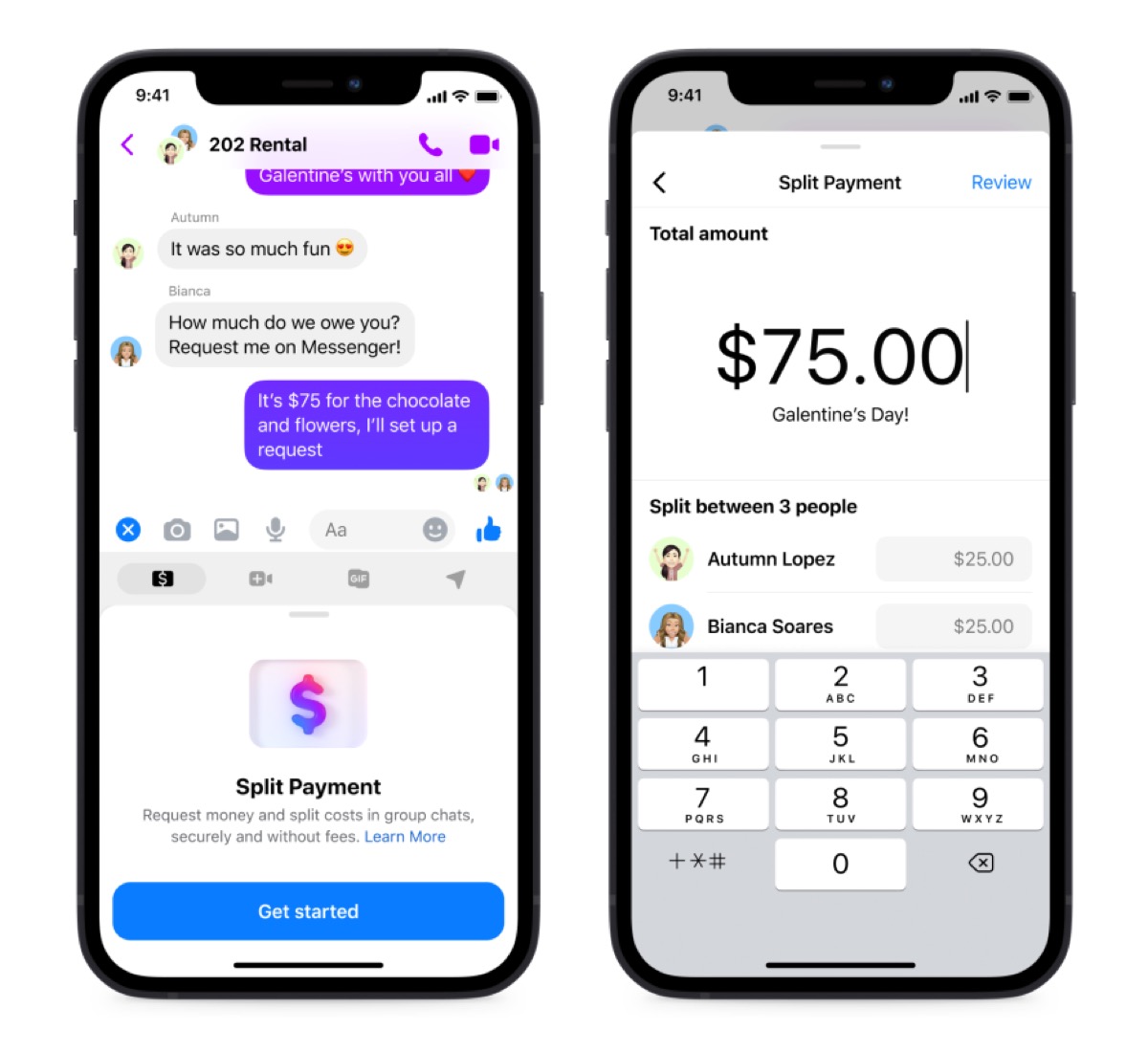 Messenger 割り勘機能や消えるメッセージ機能などを追加 アプリオ