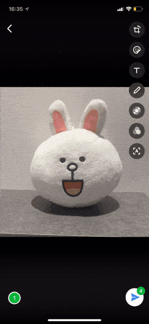 Lineで写真 動画にスタンプや絵文字を貼って加工する方法 Iphone Android アプリオ