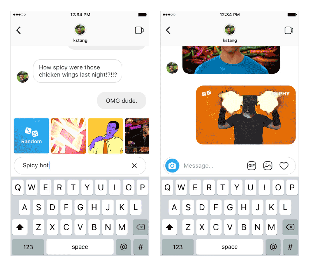インスタグラム ダイレクトメッセージでgifアニメの送信が可能に アプリオ インスタグラム ダイレクトメッセージでgifアニメの送信が可能に アプリオ