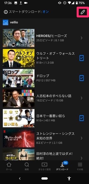 Netflix　ダウンロードできない　容量不足