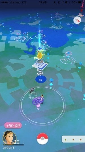 ポケモンgo 野生ポケモンが出てきた要因を知る方法 自然発生 ルアーモジュール おこうで異なるエフェクトと出現範囲も調査 アプリオ