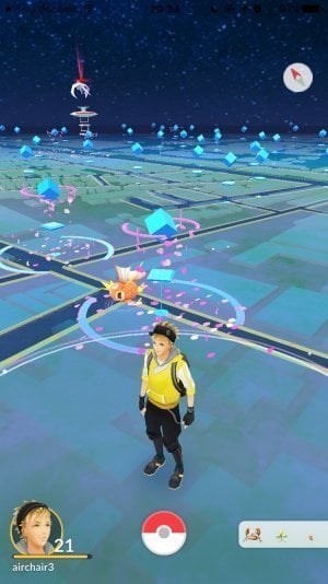 ポケモンgo 野生ポケモンが出てきた要因を知る方法 自然発生 ルアーモジュール おこうで異なるエフェクトと出現範囲も調査 アプリオ