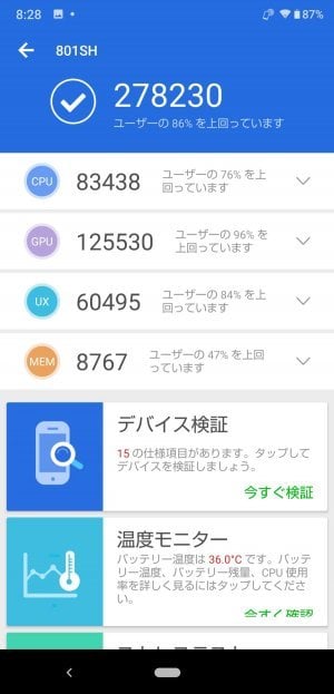 AQUOS zero アクオスゼロ レビュー