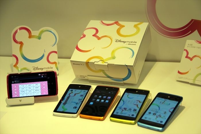 Disney mobile on docomo N-03E
