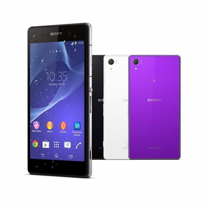 Xperia Z2　カラーバリエーション