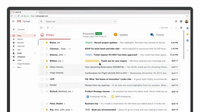 New Gmail