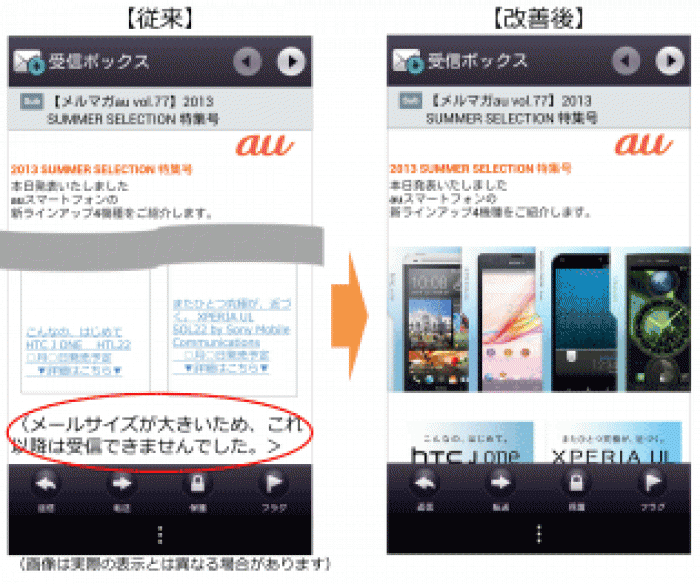 Auスマートフォン向けeメール Smsアプリがアップデート Line風の会話モードuiを導入 アプリオ Auスマートフォン向けeメール Smsアプリがアップデート Line風の会話モードuiを導入 アプリオ