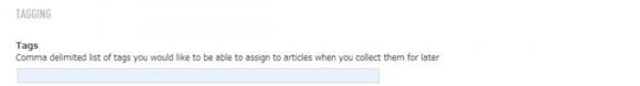 Feedly Tagging