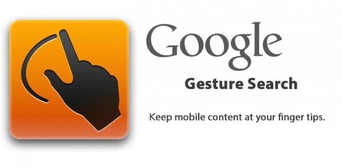 Google Gesture Search