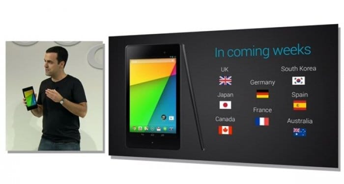 Nexus 7 2013 発売日