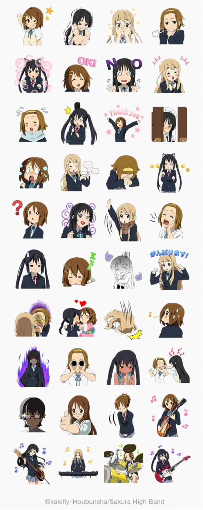 ついにキタ Lineスタンプに けいおん One Piece などが登場 アプリオ ついにキタ Lineスタンプに けいおん One Piece などが登場 アプリオ