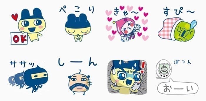 たまごっちスタンプ３ Amazon.co.jp: たまごっち[スタンプ]POCHIPOM/まめっち カミオ