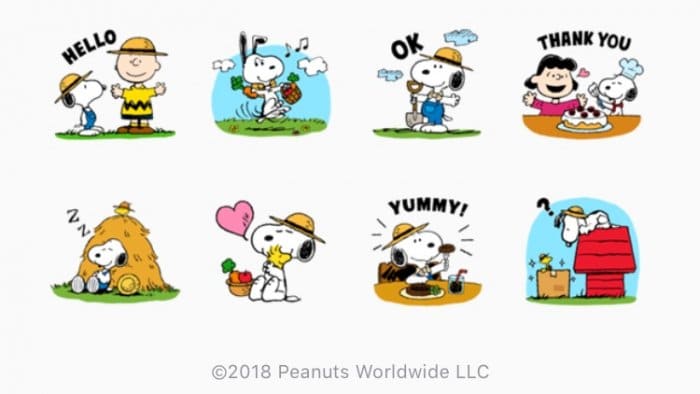 Line無料スタンプ ブラウンファーム スヌーピーコラボ が登場 配布期間は5月18日まで アプリオ