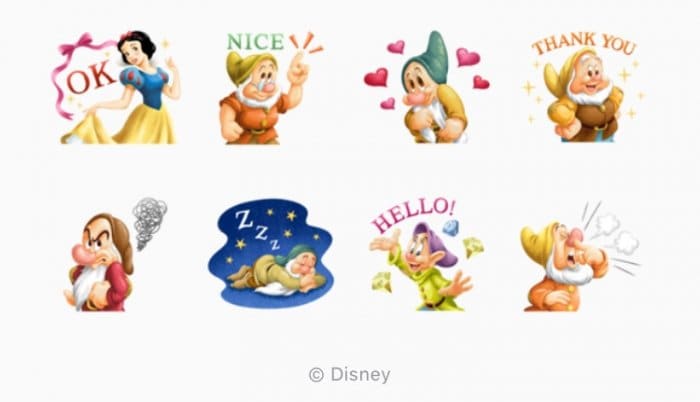 【LINE無料スタンプ】『【イベント】白雪姫』が登場、配布期間は無期限