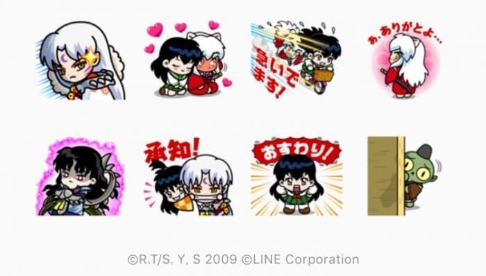 【LINE無料スタンプ】『LINE レンジャー×犬夜叉コラボ』が登場、配布期間は6月29日まで