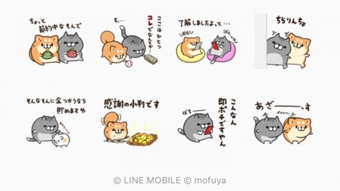 Line無料スタンプ 節約に励むボンレス犬 ボンレス猫 が登場 配布期間は8月15日まで アプリオ