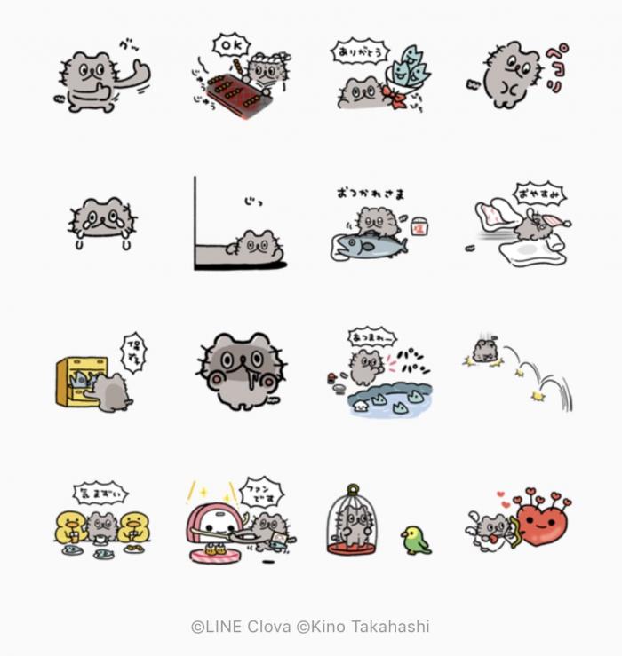 Line無料スタンプ ねこのぶーちゃん Line Clova が登場 配布期間は3月日まで アプリオ