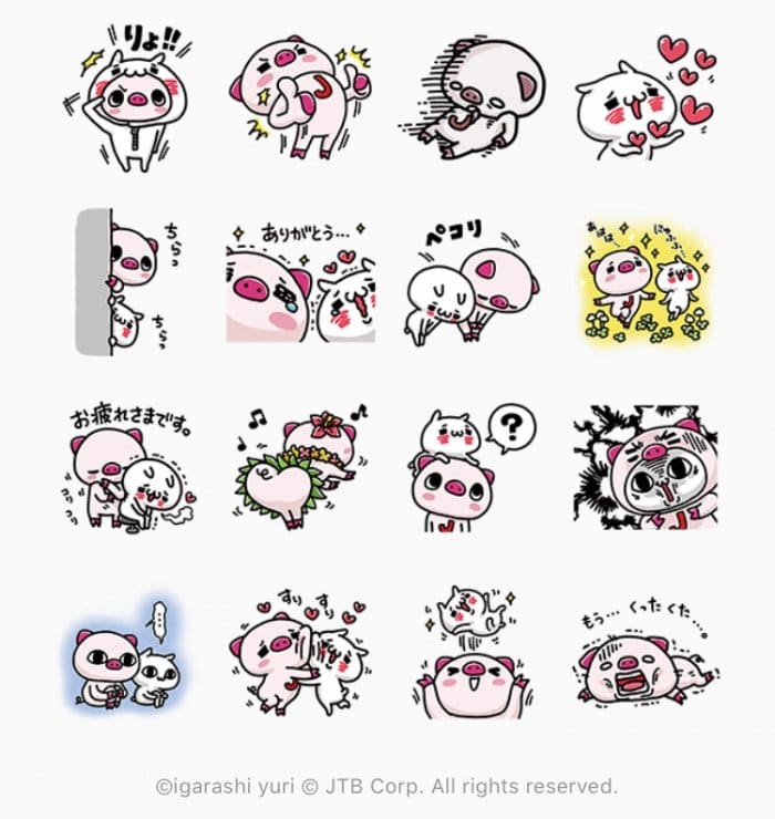 【LINE無料スタンプ】『JTB じぇいとん × 嬉しすぎにゃんこ』が登場、配布期間は5月8日まで