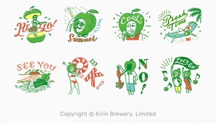 【LINE無料スタンプ】『ハードシードル　夏のオリジナルスタンプ』が登場、配布期間は9月11日まで