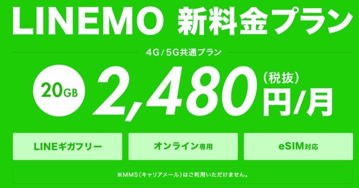 LINEMO　料金プラン