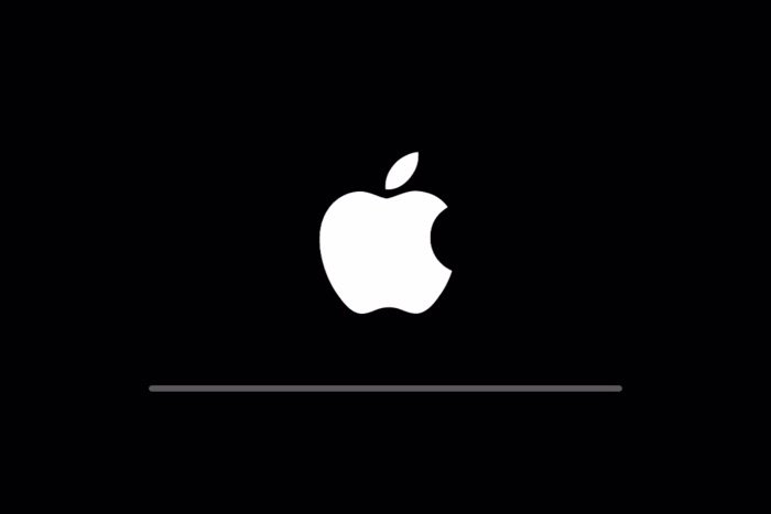 iPhone初期化中の画面 iPhone初期化中の画面