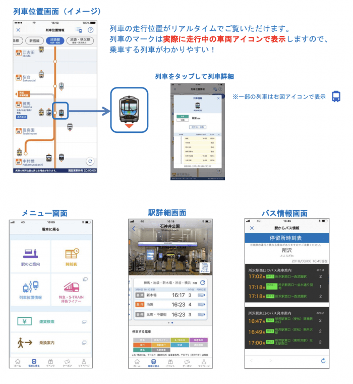 公式の 西武線アプリ が配信開始 リアルタイム走行位置や降車駅お知らせなど多機能 アプリオ