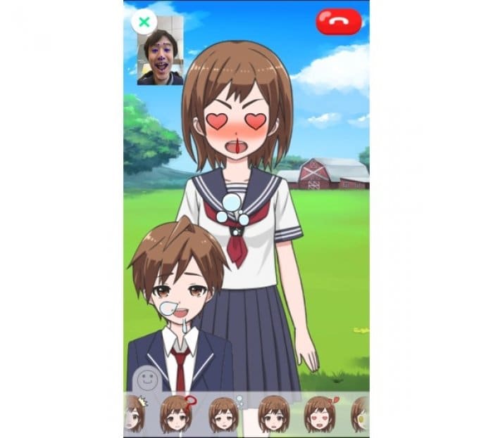 自分の表情に合わせて2次元キャラが動く 知らない人と出会える通話アプリ なりきろいど をヤフーが公開 アプリオ 自分の表情に合わせて2次元キャラが動く 知らない人と出会える通話アプリ なりきろいど をヤフーが公開 アプリオ