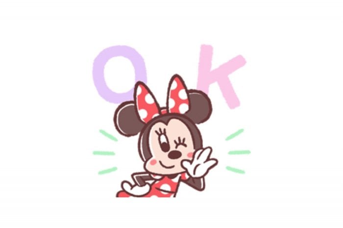 【LINE無料スタンプ】『【8月先行】ミニーマウス（パステル）』が登場、配布期間は無期限