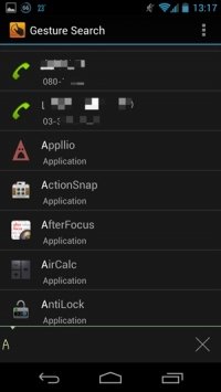Google Gesture Search