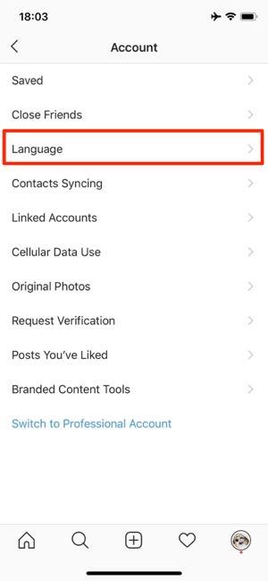 インスタグラムの英語表記が日本語に直らない 言語切り替えなど直し方を解説 Iphone Android アプリオ
