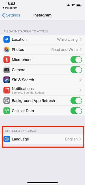 インスタグラムの英語表記が日本語に直らない 言語切り替えなど直し方を解説 Iphone Android アプリオ