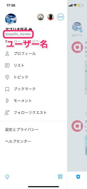 Twitterで自分のアカウントurlを確認してリンクをコピペする方法 アプリオ Twitterで自分のアカウントurlを確認してリンクをコピペする方法 アプリオ