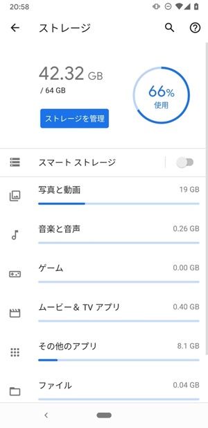 Androidのストレージ Androidのストレージ