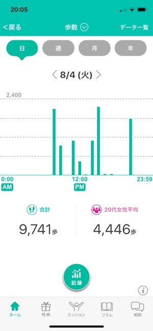 無料の健康管理アプリ Dヘルスケア を使ってみた 歩数や体重の記録で毎日dポイントが貯まる アプリオ