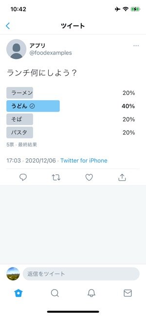 Twitter　アンケートの匿名性