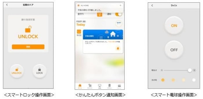 「au HOMEデバイス」の新商品発売へ　スマートロックなど5種類