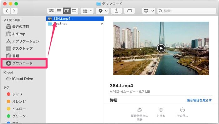 【LINE】動画の保存先（PC）