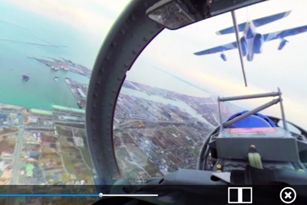 アクロバット飛行を360度全方位パノラマで体験 航空自衛隊の公式アプリ Bive 登場 アプリオ