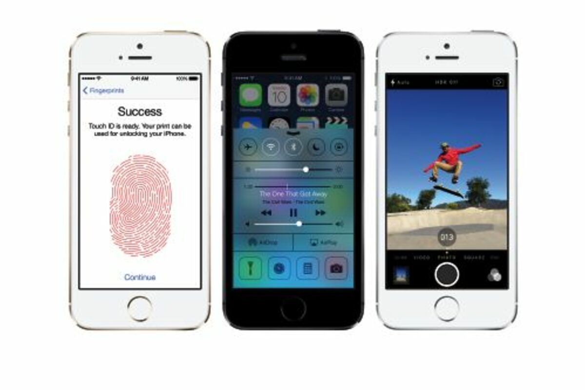 iPhone 5s」3つの特徴、指紋認証ならApp Storeでパスワード入力不要 