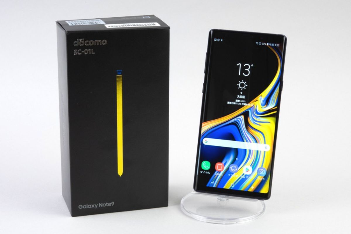 Galaxy Note9（ドコモ版：SC-01L）実機レビュー – 先代のNote8と比較し 