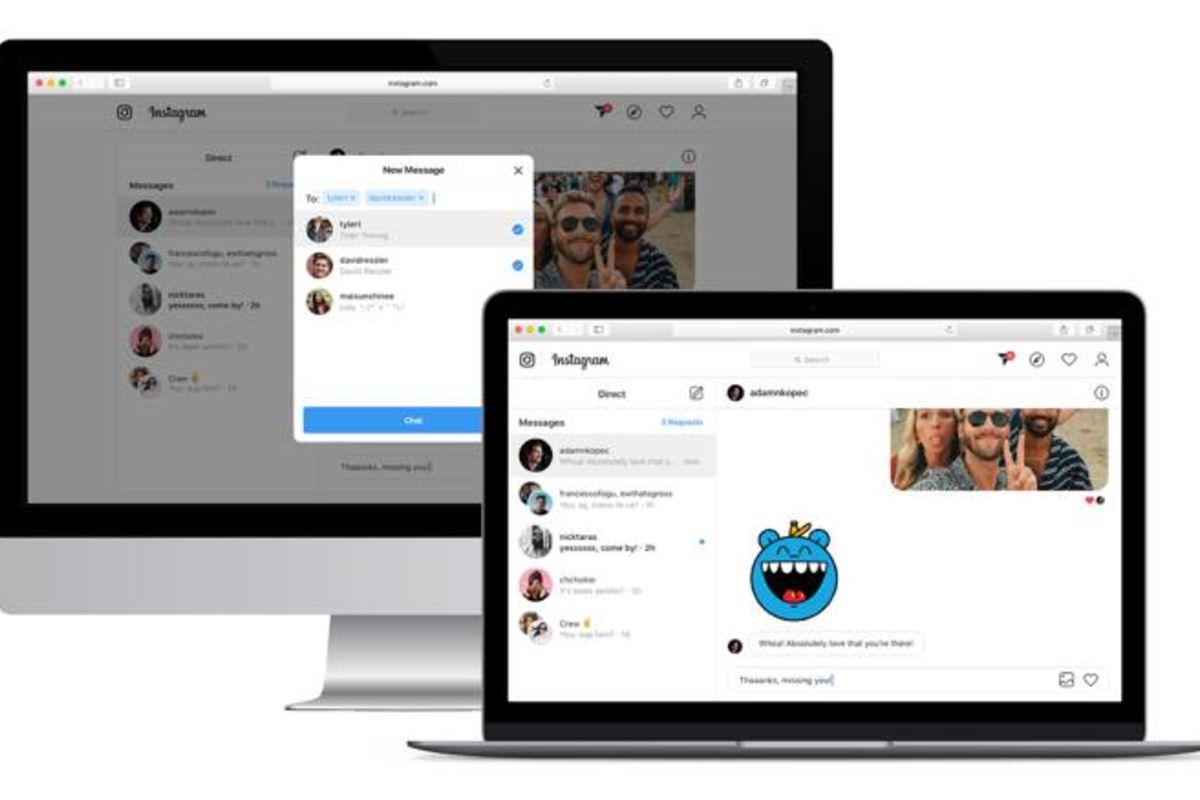 インスタグラム Pc版でダイレクトメッセージ Dm 機能を提供開始 アプリオ