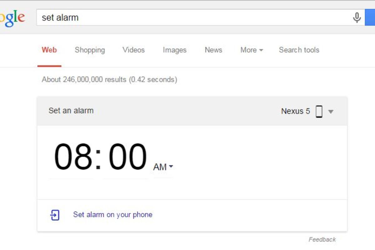Google検索からスマホにメモや経路の送信、アラームの設定なども可能に アプリオ