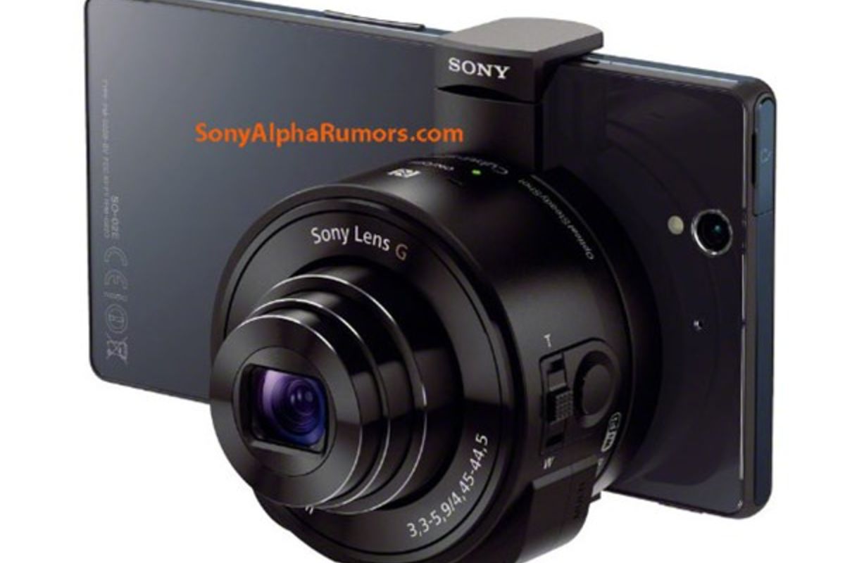 Sonyが噂のレンズカメラ「QX10」「QX100」を発売へ、スマホに外付けし