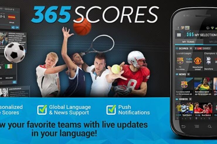 アプリ「365Scores」好きなチームのスコアやニュース、動画をリアルタイム通知してくれる #Android