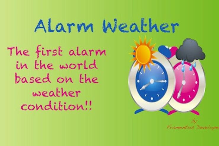 アプリ「Alarm Weather」天気によってアラーム設定を変えられる #Android