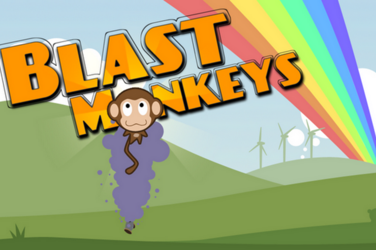 ゲーム「Blast Monkeys」砲台を使って猿を発射させよう #Android