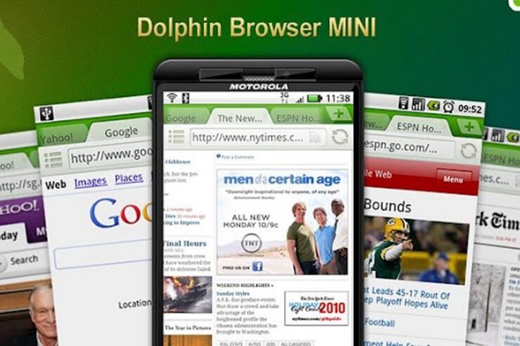 アプリ「Dolphin Browser Mini」軽快な動作にこだわったDolphin Browserライト版 #Android
