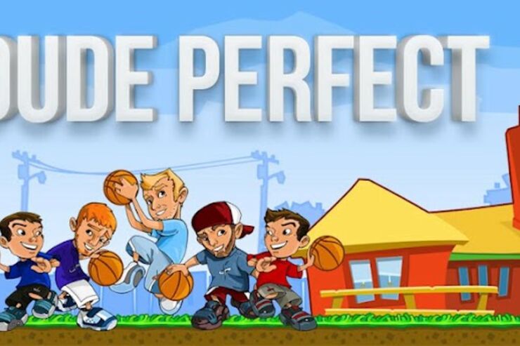 ゲーム「Dude Perfect」ありえないバスケット集団Dude Perfectのゲームアプリ #Android